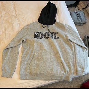 Grey Nike sweatshirt/hoodie “JUST DO IT”